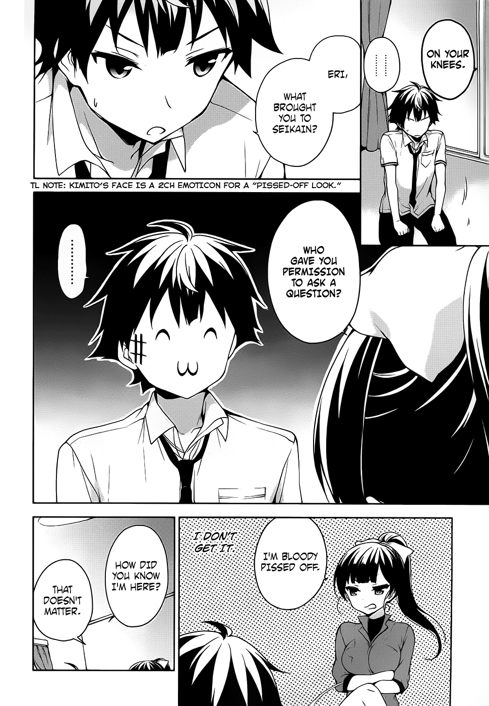 Ore ga Ojou-sama Gakkou ni "Shomin Sample" Toshite Rachirareta Ken Chapter 46 page 6 - Chapter 46: My Boxer Briefs Are Halfway down Right Now!