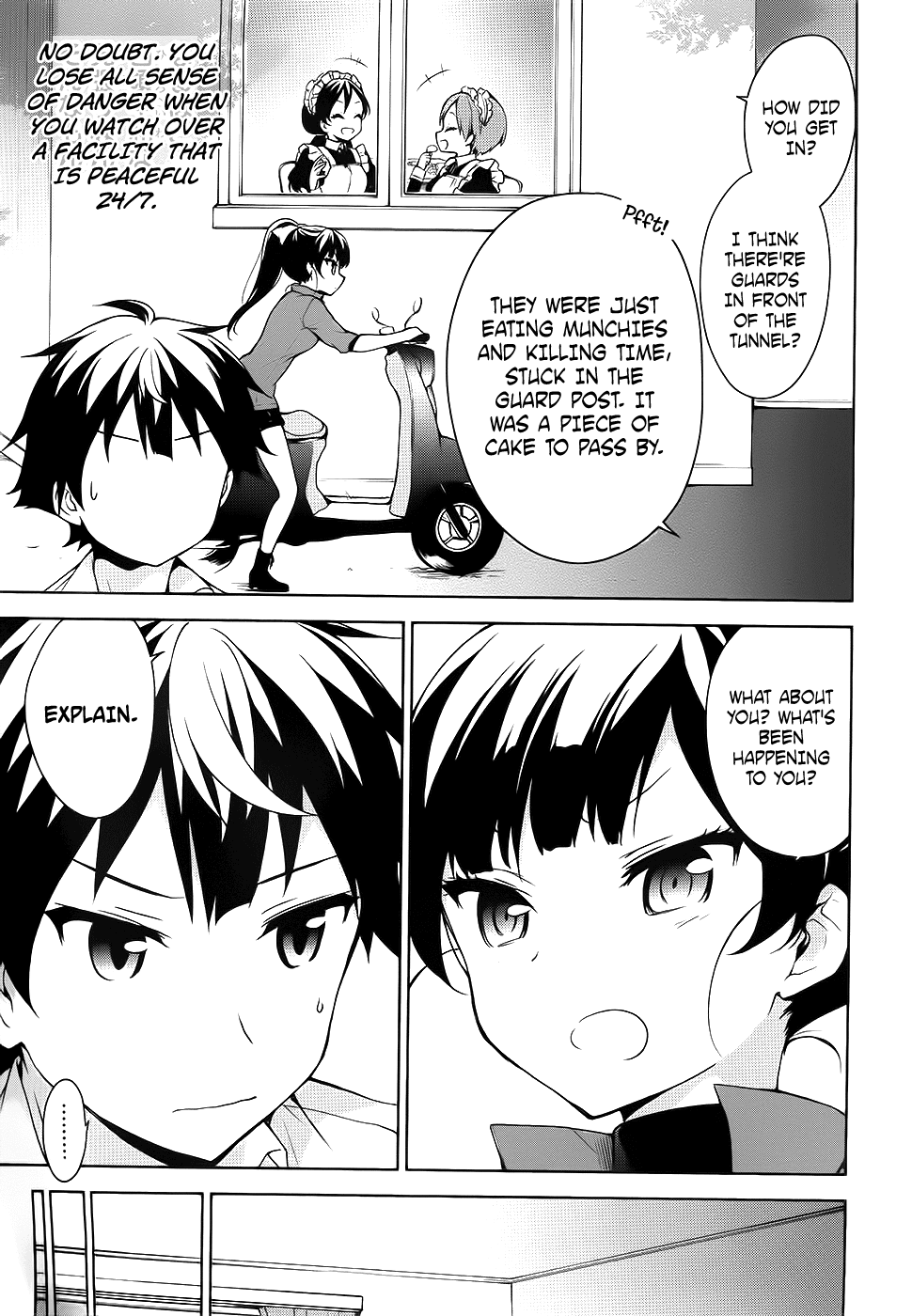Ore ga Ojou-sama Gakkou ni "Shomin Sample" Toshite Rachirareta Ken Chapter 46 page 7 - Chapter 46: My Boxer Briefs Are Halfway down Right Now!