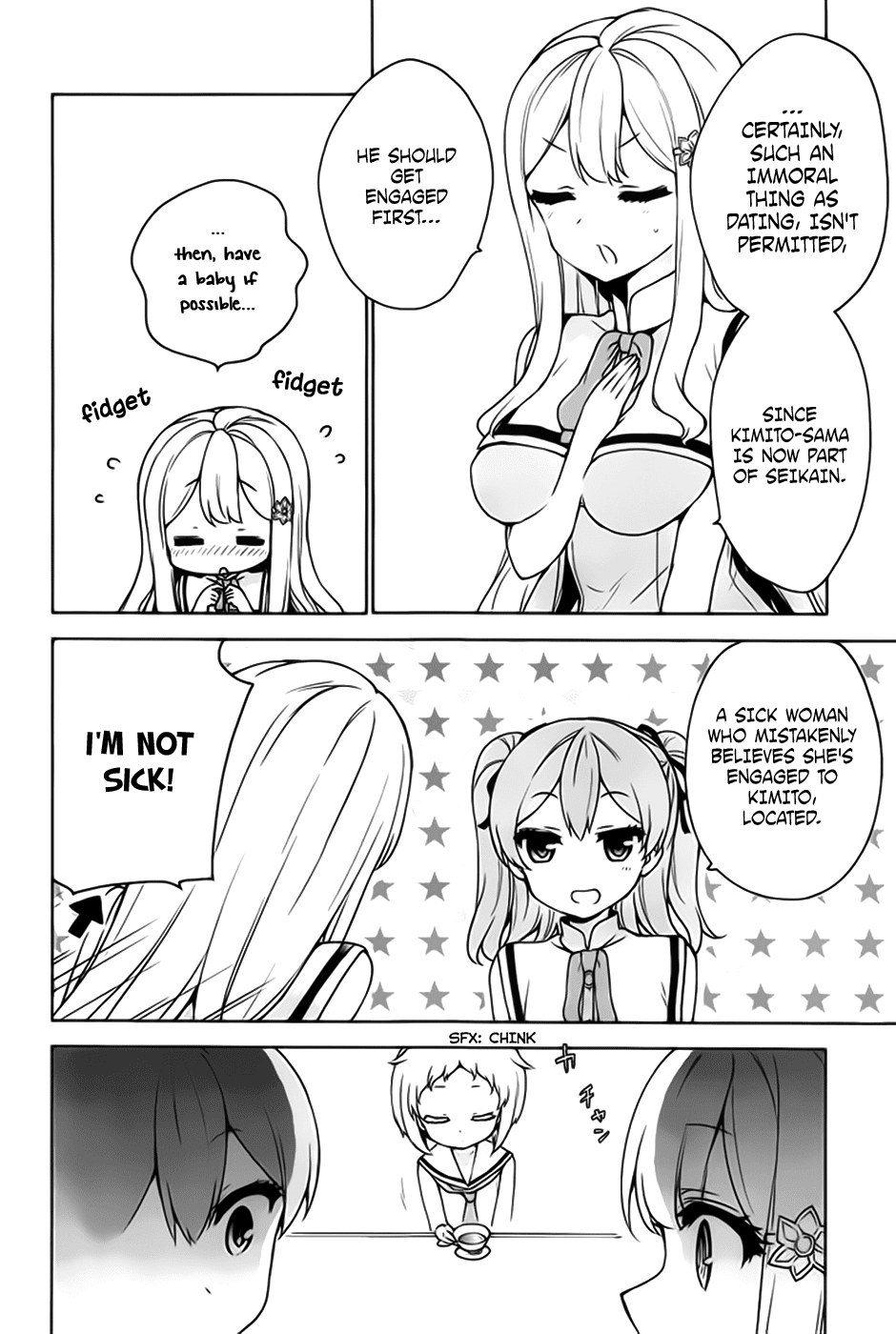 Ore ga Ojou-sama Gakkou ni "Shomin Sample" Toshite Rachirareta Ken Chapter 48 page 6 - Chapter 48: Hail to the Rosebud Tea Alliance!