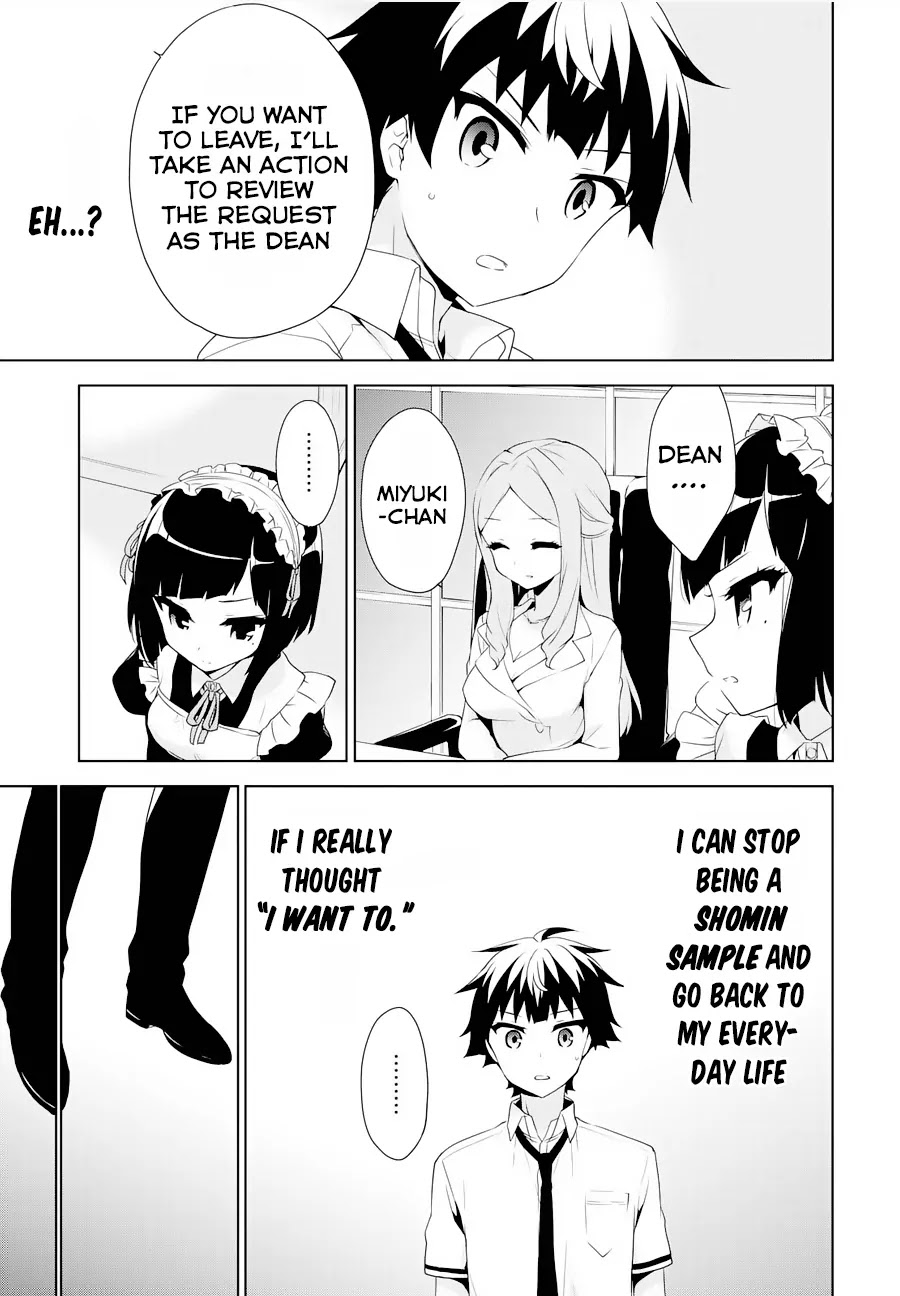 Ore ga Ojou-sama Gakkou ni "Shomin Sample" Toshite Rachirareta Ken Chapter 53 page 20 - Chapter 53: How Should I Let Her Go?