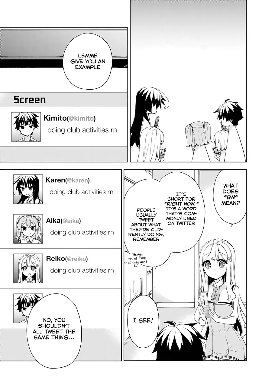 Ore ga Ojou-sama Gakkou ni "Shomin Sample" Toshite Rachirareta Ken Chapter 56 page 12 - Chapter 56: A Lady's Tweet