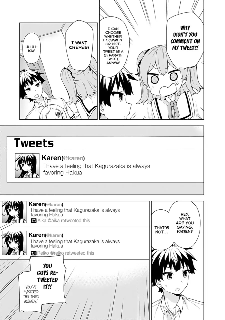 Ore ga Ojou-sama Gakkou ni "Shomin Sample" Toshite Rachirareta Ken Chapter 56 page 14 - Chapter 56: A Lady's Tweet