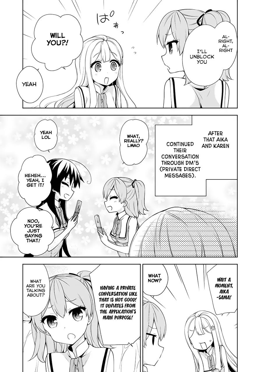 Ore ga Ojou-sama Gakkou ni "Shomin Sample" Toshite Rachirareta Ken Chapter 56 page 20 - Chapter 56: A Lady's Tweet