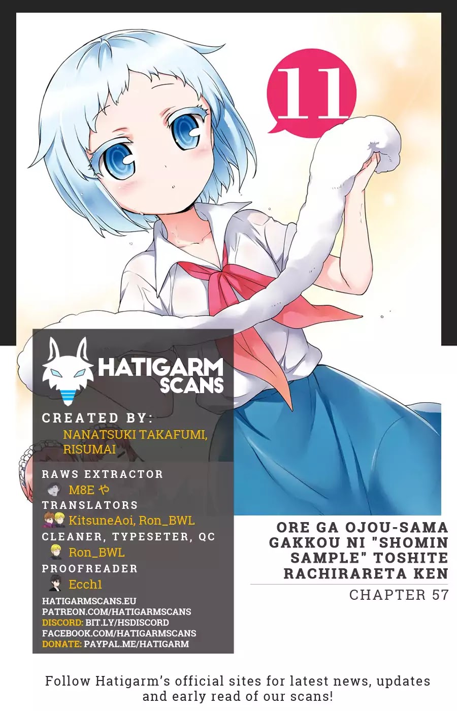 Ore ga Ojou-sama Gakkou ni "Shomin Sample" Toshite Rachirareta Ken Chapter 57 page 1 - Chapter 57: Bamboo!!