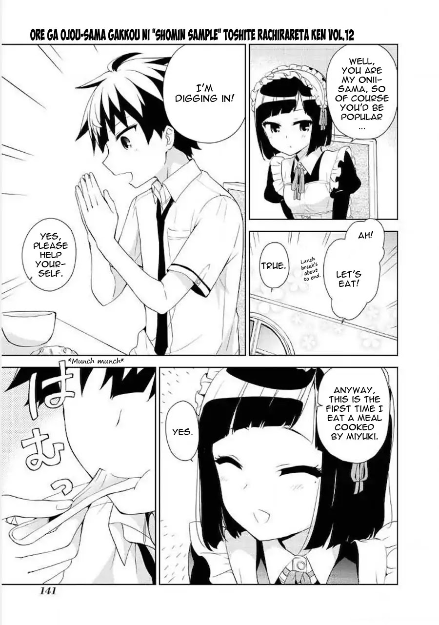 Ore ga Ojou-sama Gakkou ni "Shomin Sample" Toshite Rachirareta Ken Chapter 64 page 24 - Chapter 64: A Pleasant Night