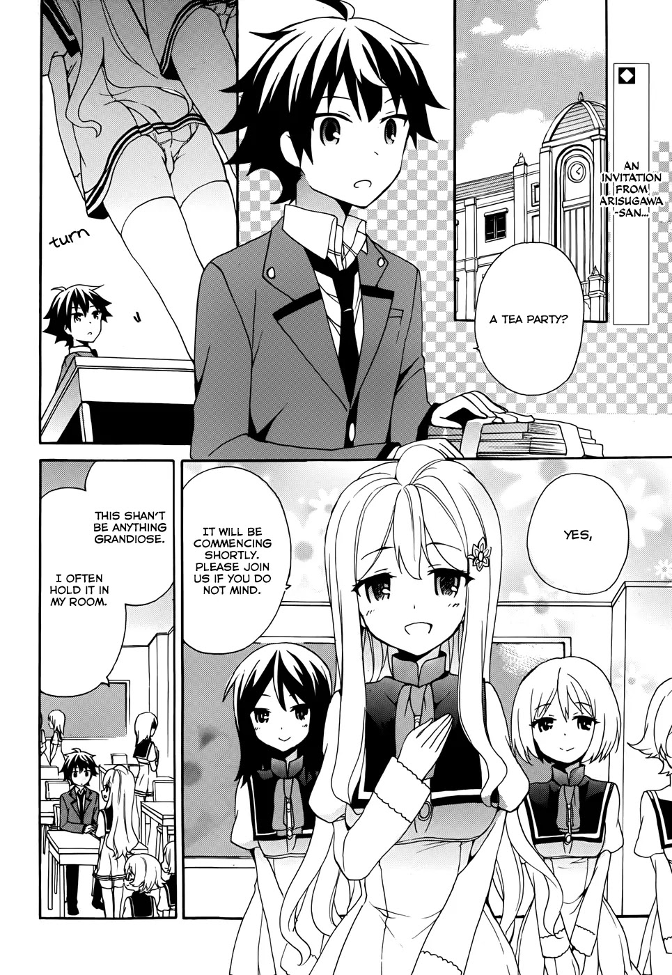 Ore ga Ojou-sama Gakkou ni "Shomin Sample" Toshite Rachirareta Ken Chapter 8 page 4 - Chapter 8: Tea Party Incident
