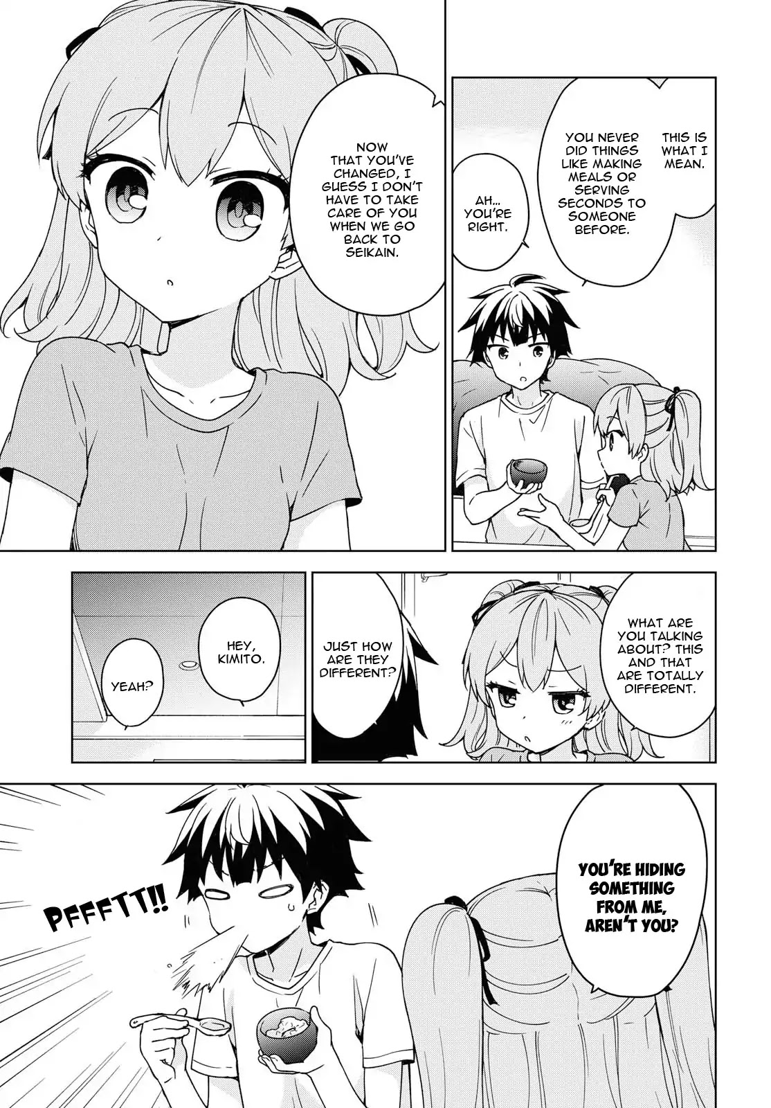 Ore ga Ojou-sama Gakkou ni "Shomin Sample" Toshite Rachirareta Ken Chapter 81 page 12 - Chapter 81: W-What are you looking at!? [End]
