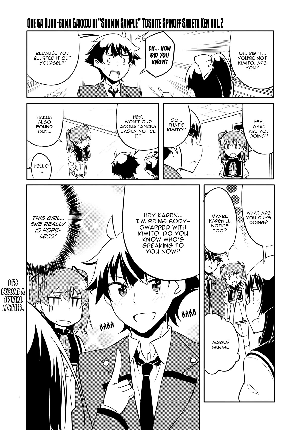 Ore Ga Ojou-sama Gakkou Ni "Shomin Sample" Toshite Spin Off Sareta Ken Chapter 12 page 13 - Chapter 12 [END]