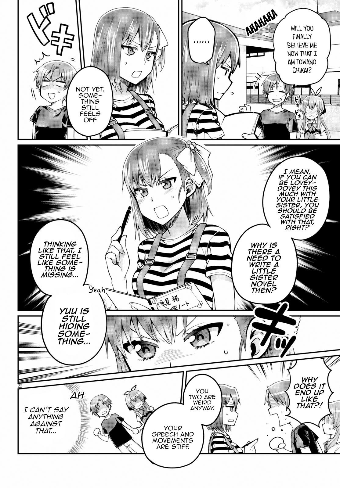 Ore ga Suki nano wa Imouto dakedo Imouto ja Nai Chapter 13 page 22 - Chapter 13: The Reason my little sister and I went on a date is mostly my fault (1)