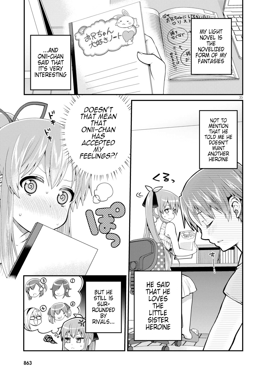 Ore ga Suki nano wa Imouto dakedo Imouto ja Nai Chapter 9 page 37 - Chapter 9: Even so, I am your Older Brother (3)