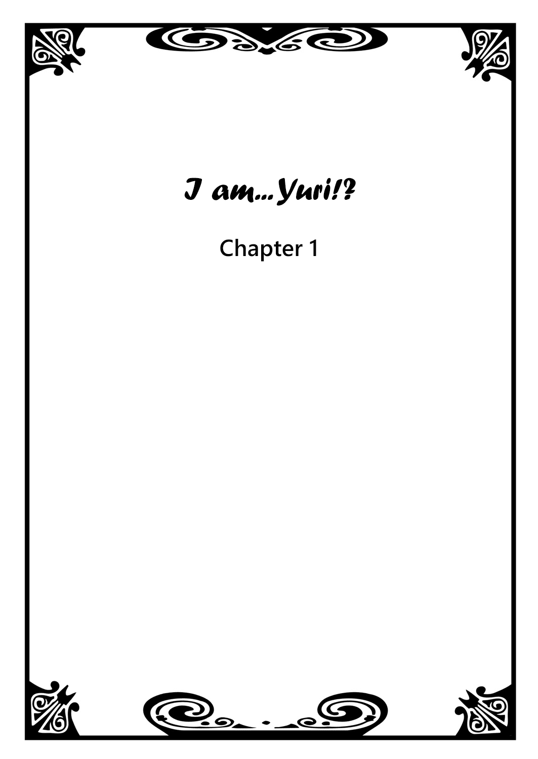 Ore ga... Yuri!? Chapter 1 page 2 - Chapter 1