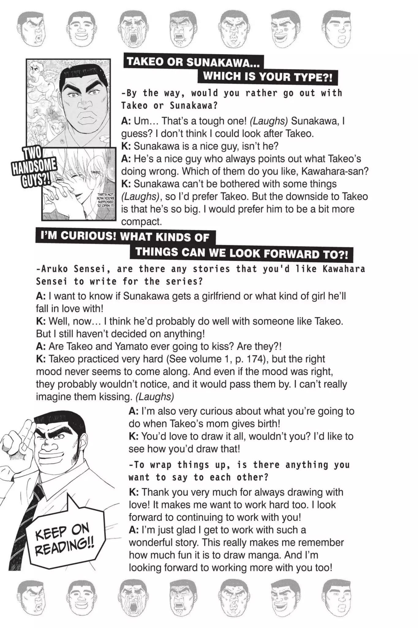 Ore Monogatari!! Chapter 7.5 page 3 - Vol.2 Aruko X Kazune Kawahara Special Interview