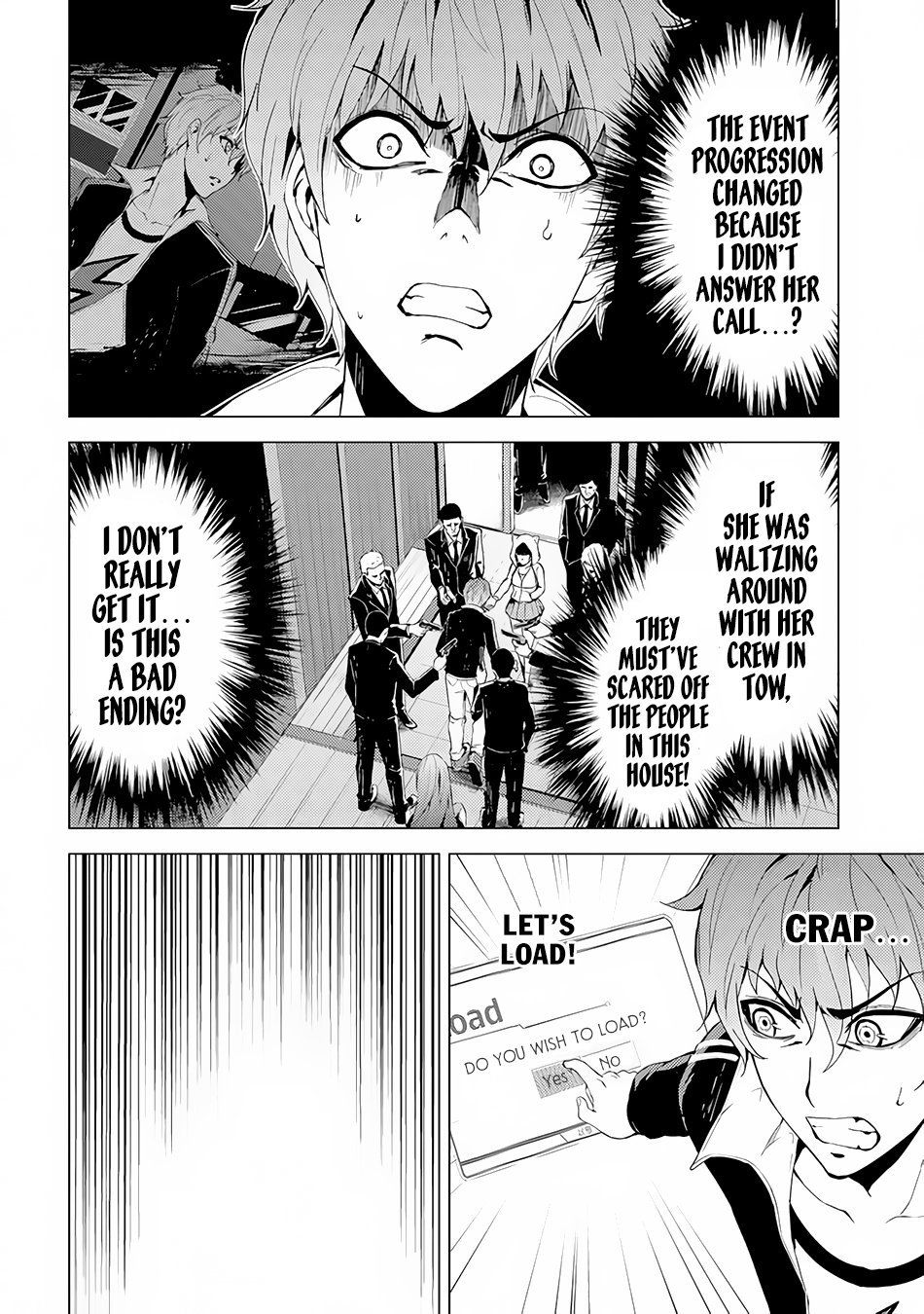 Ore no Genjitsu wa Ren'ai Game?? ka to Omottara Inochigake no Game datta Chapter 12.1 page 3 - Chapter 12.1: A Maze in the Night (4)