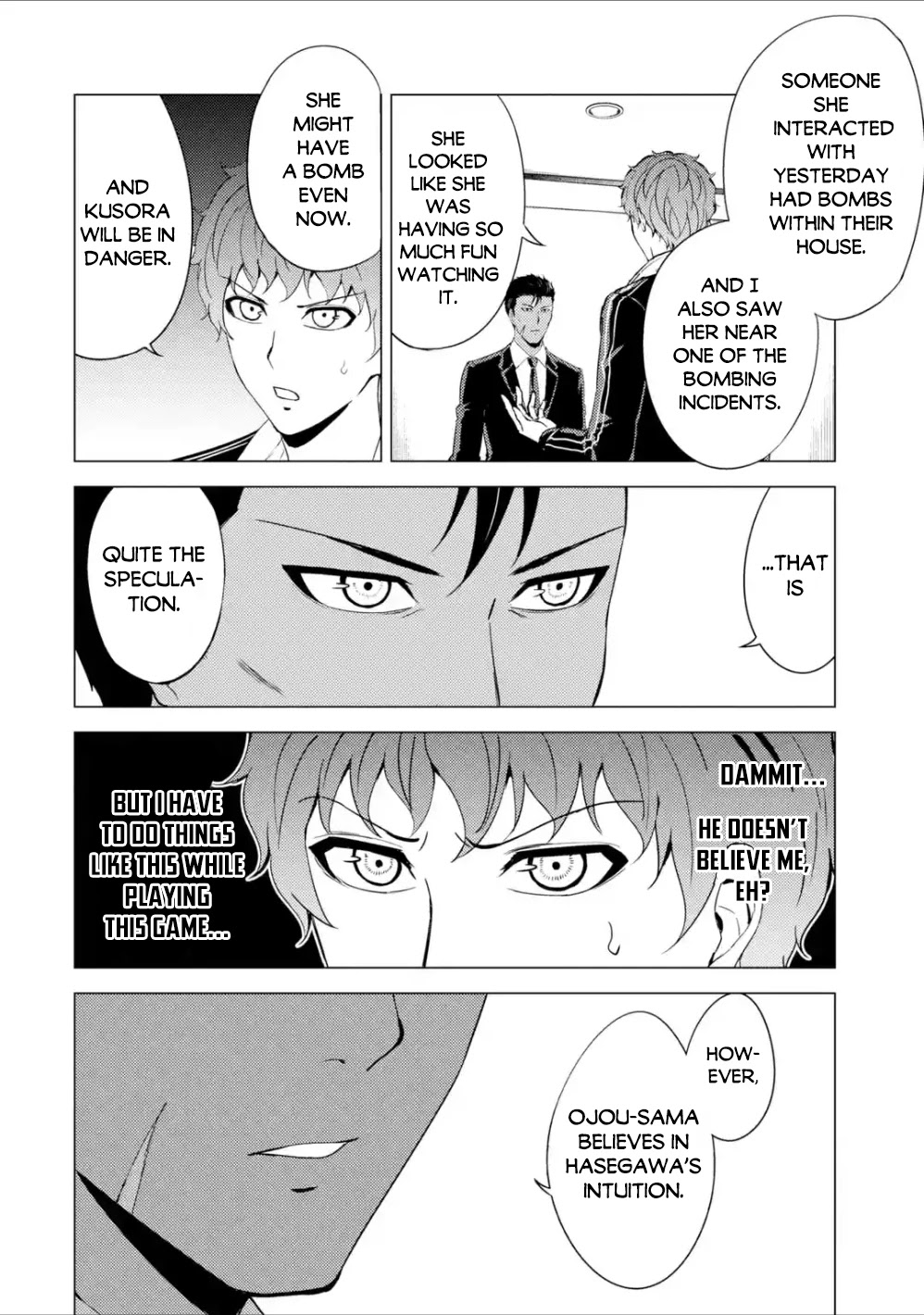 Ore no Genjitsu wa Ren'ai Game?? ka to Omottara Inochigake no Game datta Chapter 38 page 19 - Chapter 38
