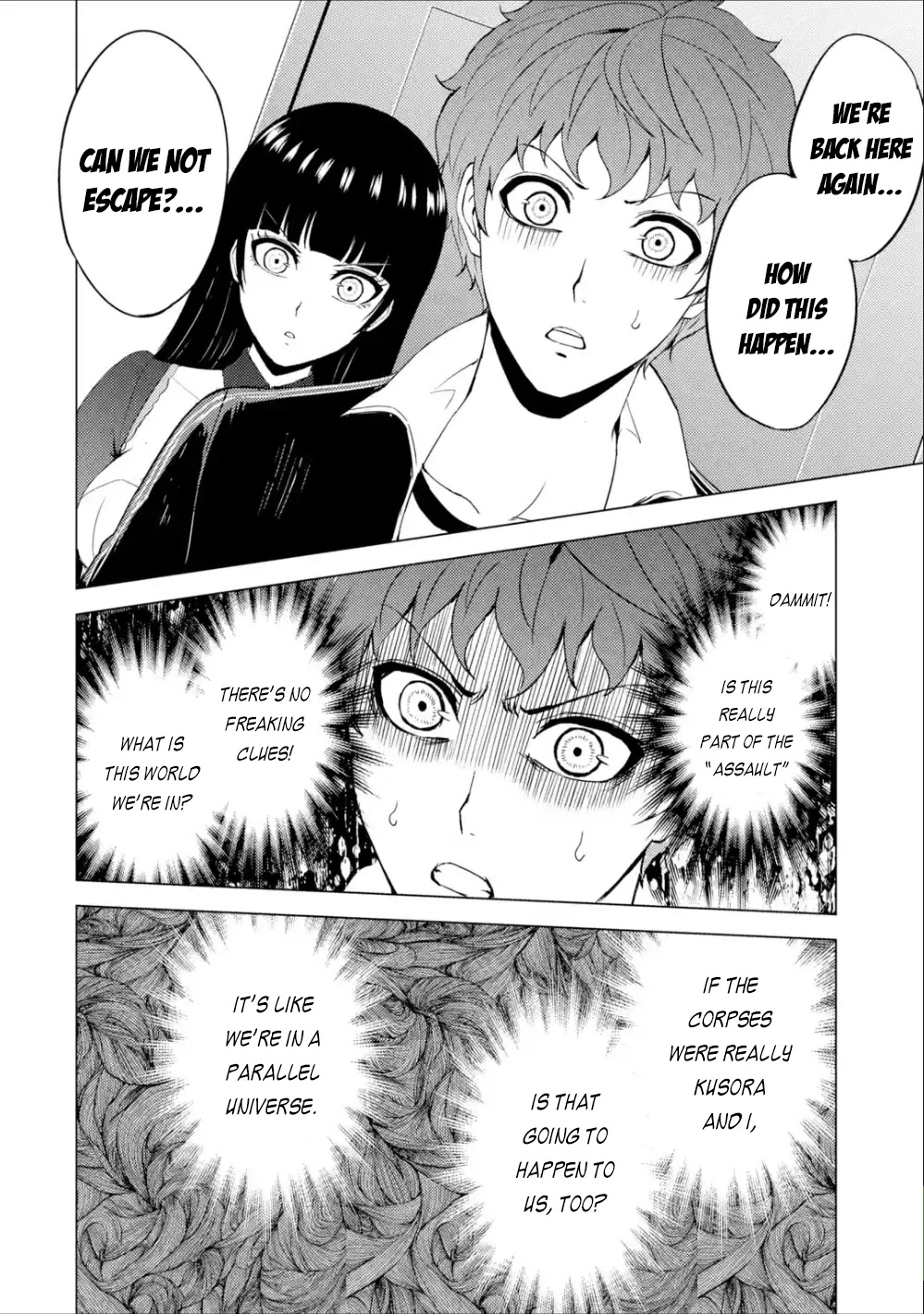 Ore no Genjitsu wa Ren'ai Game?? ka to Omottara Inochigake no Game datta Chapter 40 page 35 - Chapter 40: Black Ball (6)