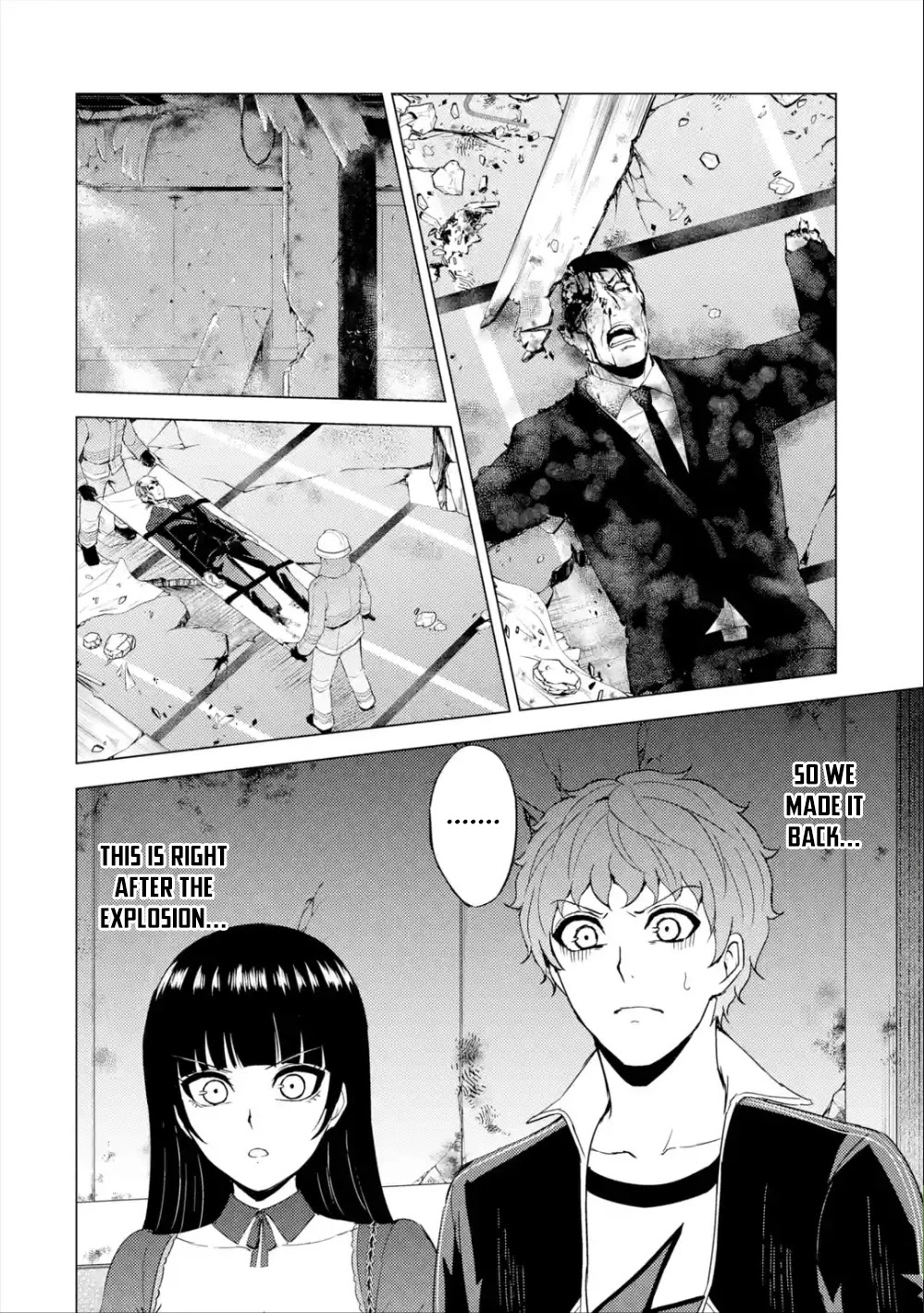 Ore no Genjitsu wa Ren'ai Game?? ka to Omottara Inochigake no Game datta Chapter 41 page 22 - Chapter 41: Black Ball (7)