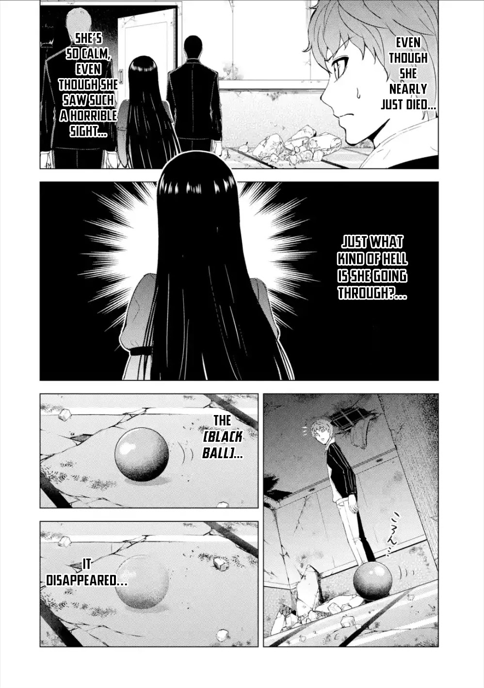 Ore no Genjitsu wa Ren'ai Game?? ka to Omottara Inochigake no Game datta Chapter 41 page 28 - Chapter 41: Black Ball (7)
