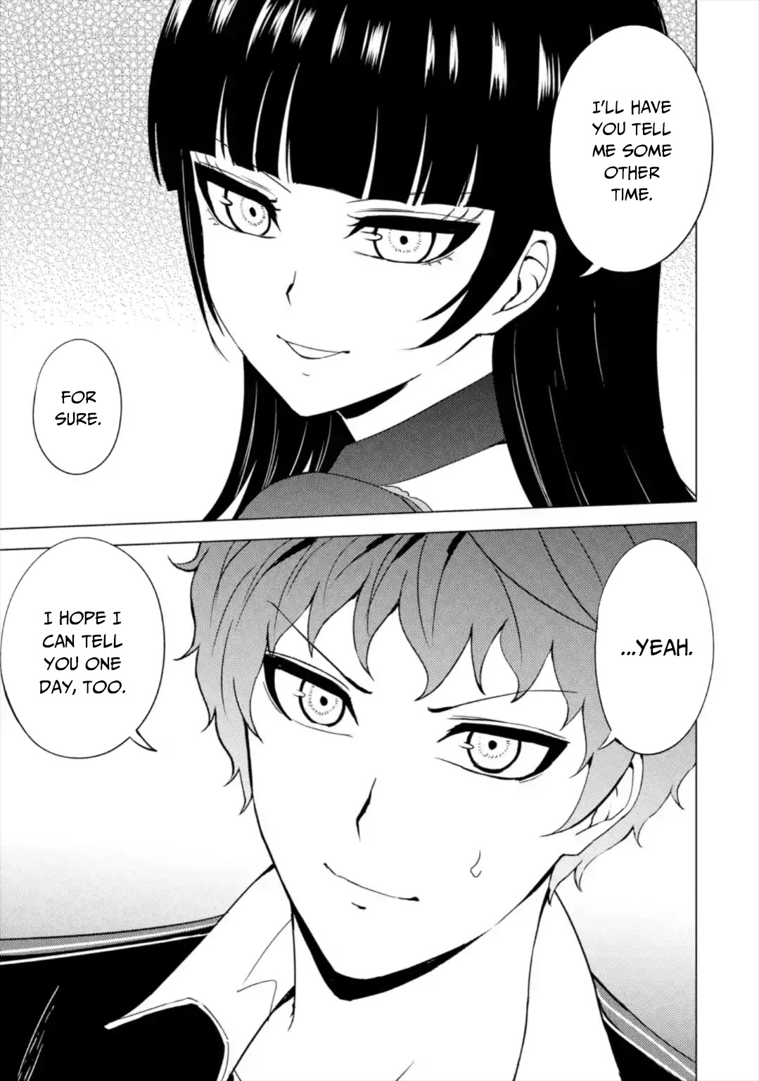 Ore no Genjitsu wa Ren'ai Game?? ka to Omottara Inochigake no Game datta Chapter 43 page 46 - Chapter 43: Black Ball (9)