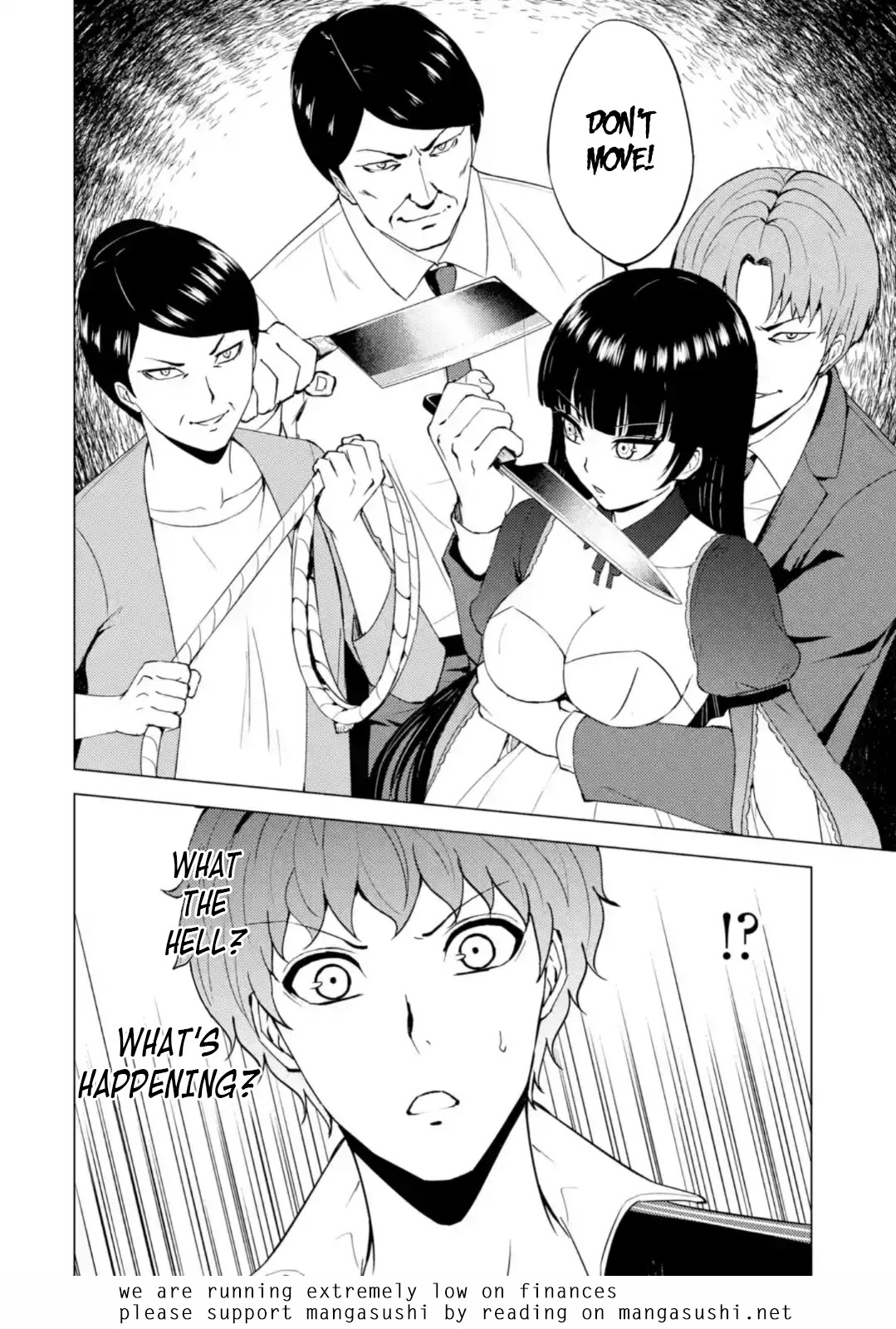 Ore no Genjitsu wa Ren'ai Game?? ka to Omottara Inochigake no Game datta Chapter 46 page 46 - Chapter 46: Fabrication (2)