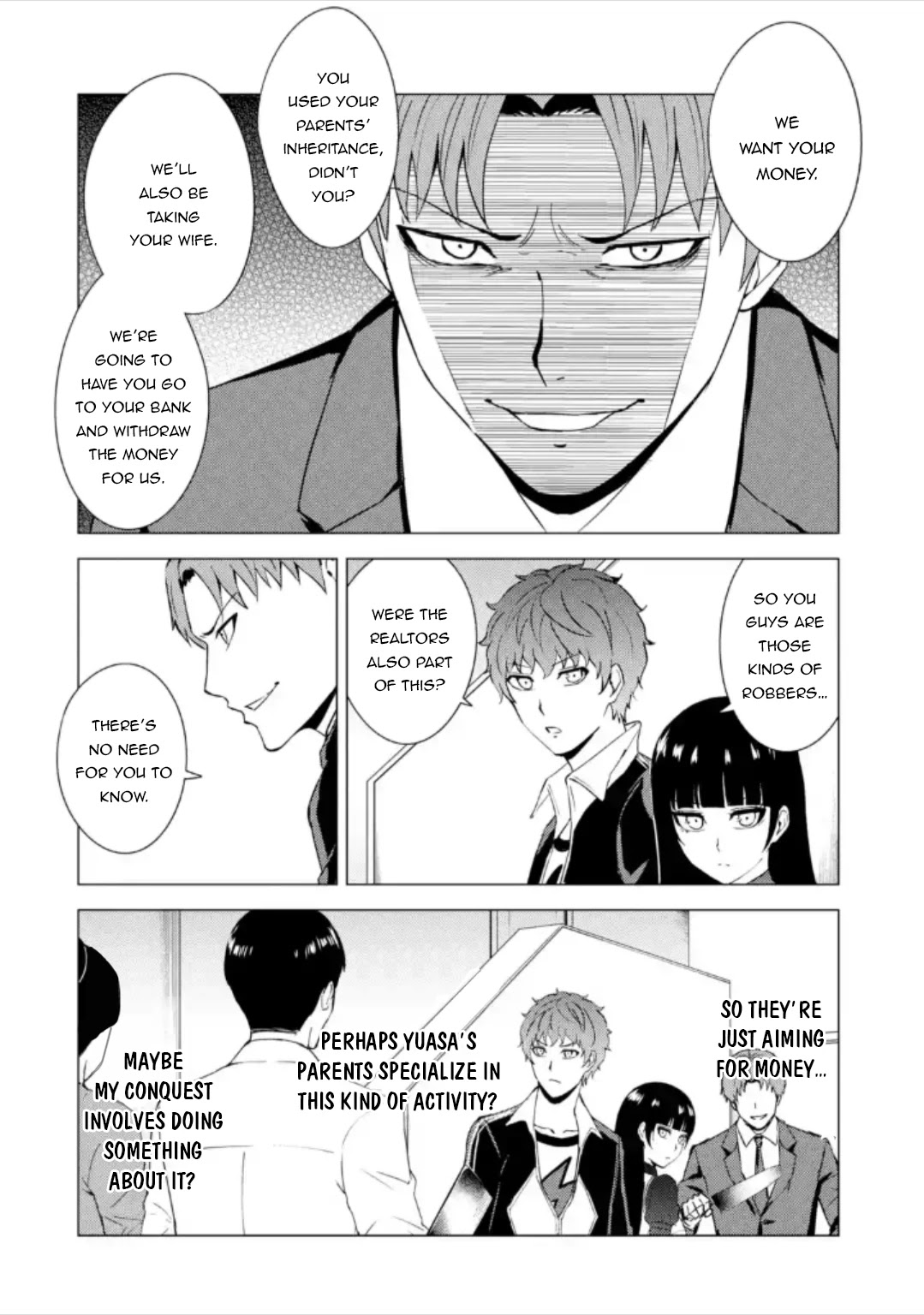 Ore no Genjitsu wa Ren'ai Game?? ka to Omottara Inochigake no Game datta Chapter 47 page 14 - Chapter 47