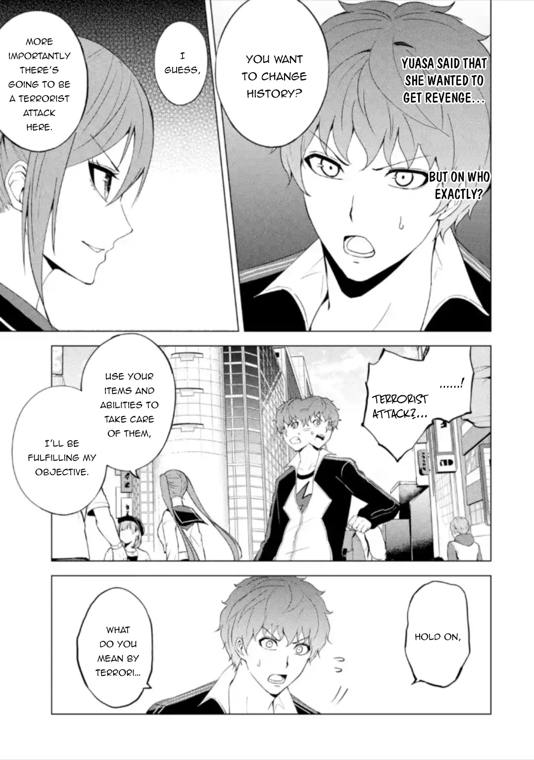 Ore no Genjitsu wa Ren'ai Game?? ka to Omottara Inochigake no Game datta Chapter 48 page 4 - Chapter 48: Falsification 4