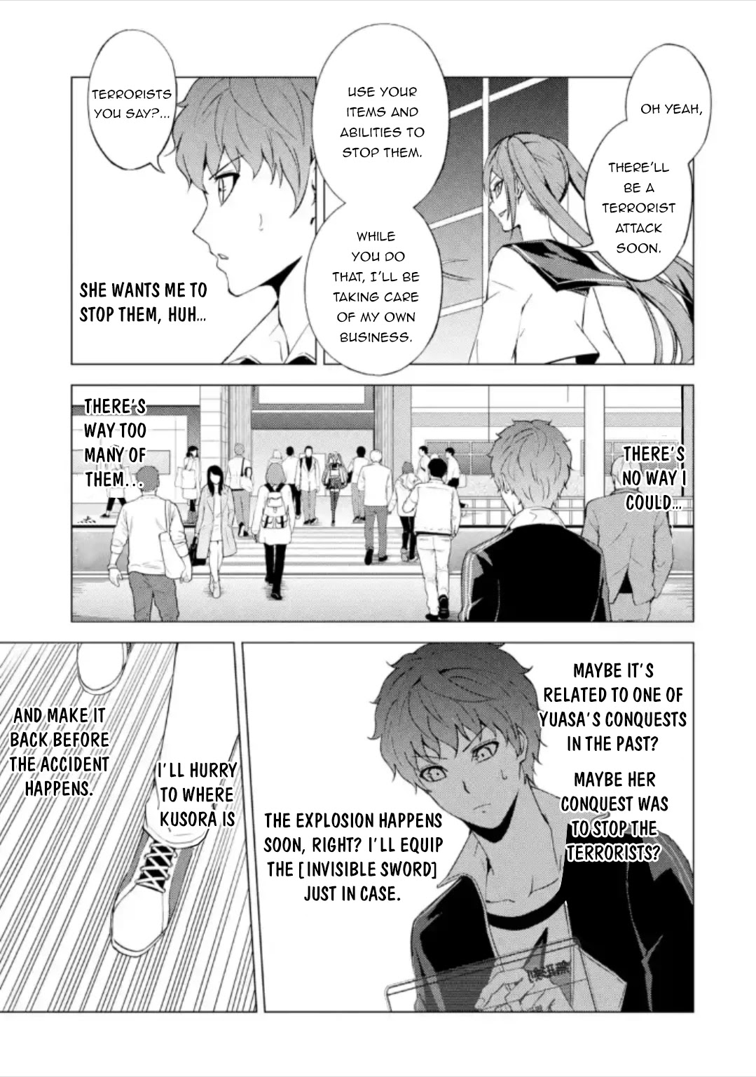 Ore no Genjitsu wa Ren'ai Game?? ka to Omottara Inochigake no Game datta Chapter 49 page 26 - Chapter 49: Fabrication (5)