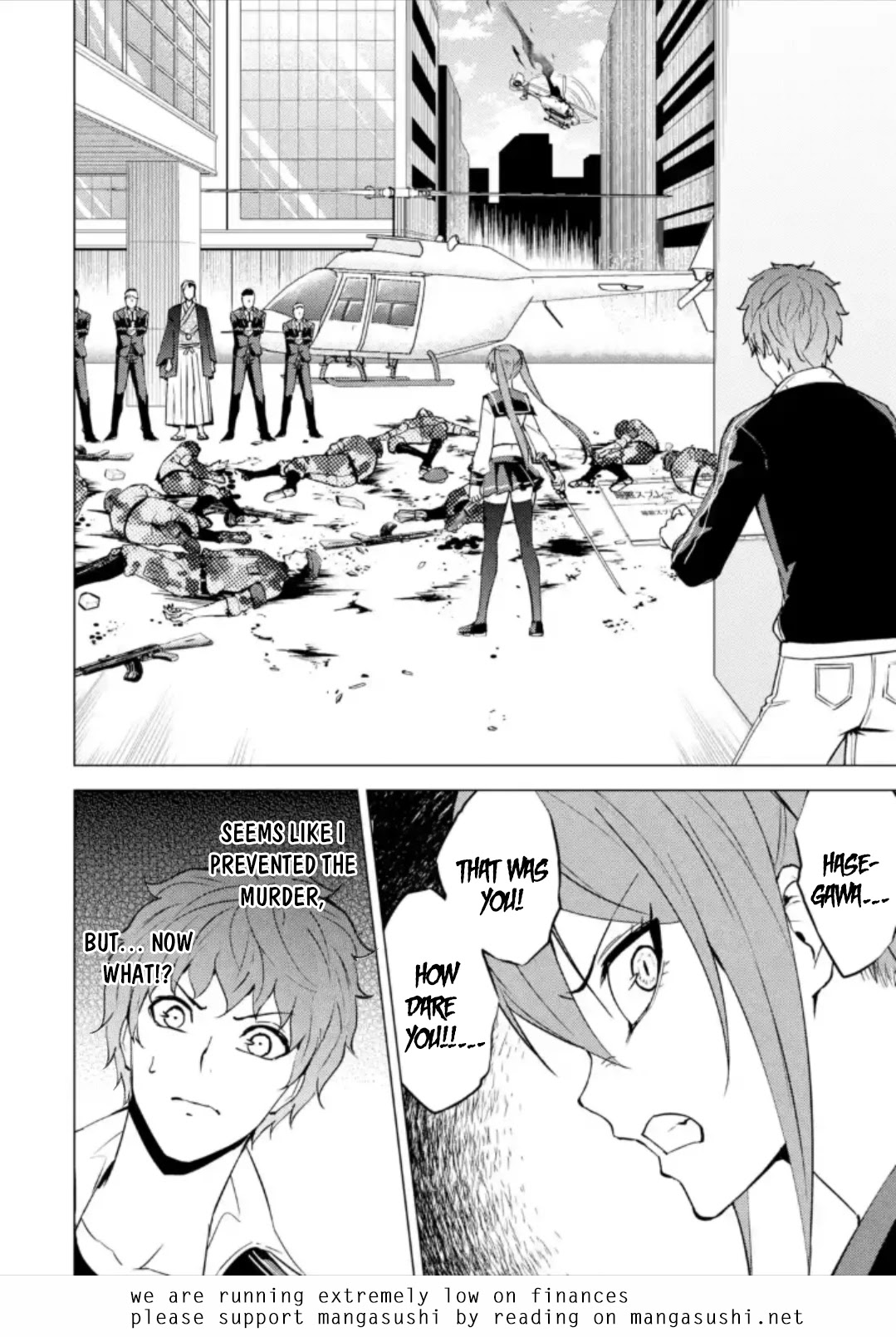 Ore no Genjitsu wa Ren'ai Game?? ka to Omottara Inochigake no Game datta Chapter 49 page 46 - Chapter 49: Fabrication (5)