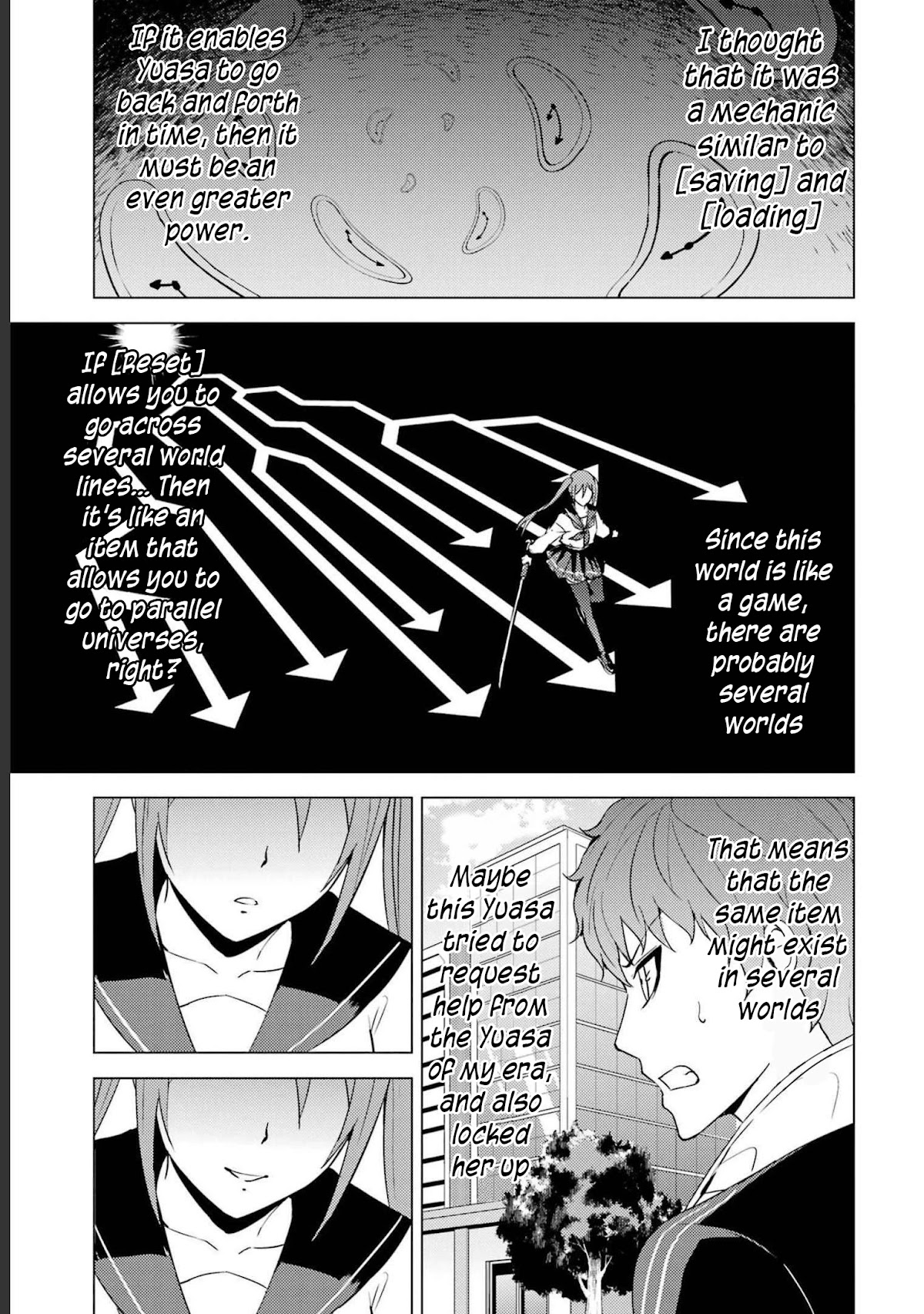 Ore no Genjitsu wa Ren'ai Game?? ka to Omottara Inochigake no Game datta Chapter 52 page 25 - Chapter 52: Falsification (8)