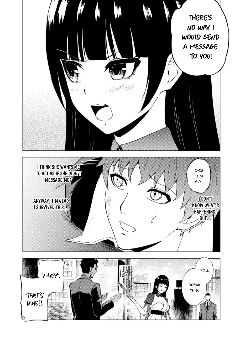 Ore no Genjitsu wa Ren'ai Game?? ka to Omottara Inochigake no Game datta Chapter 54 page 21 - Chapter 54