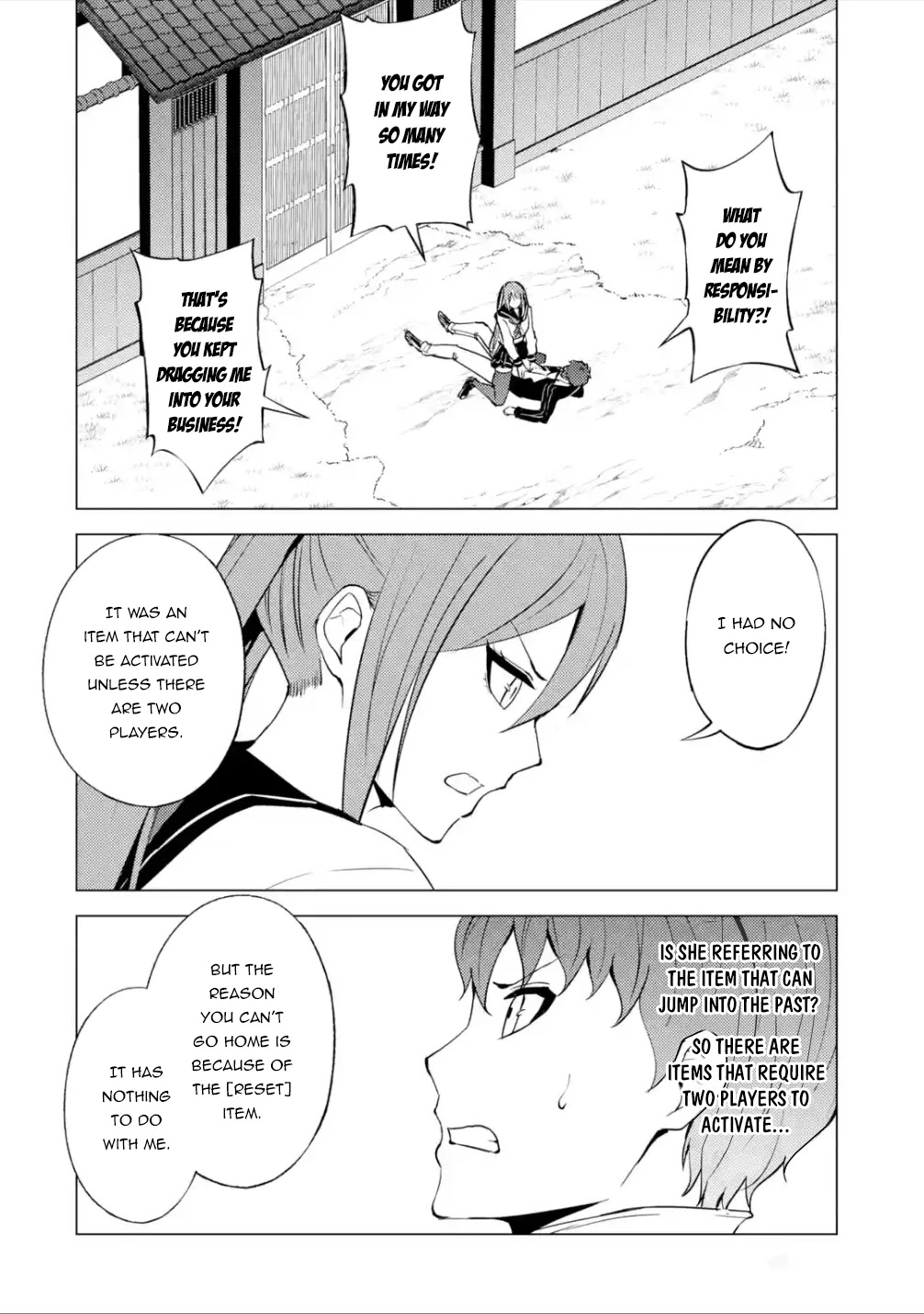 Ore no Genjitsu wa Ren'ai Game?? ka to Omottara Inochigake no Game datta Chapter 55 page 5 - Chapter 55