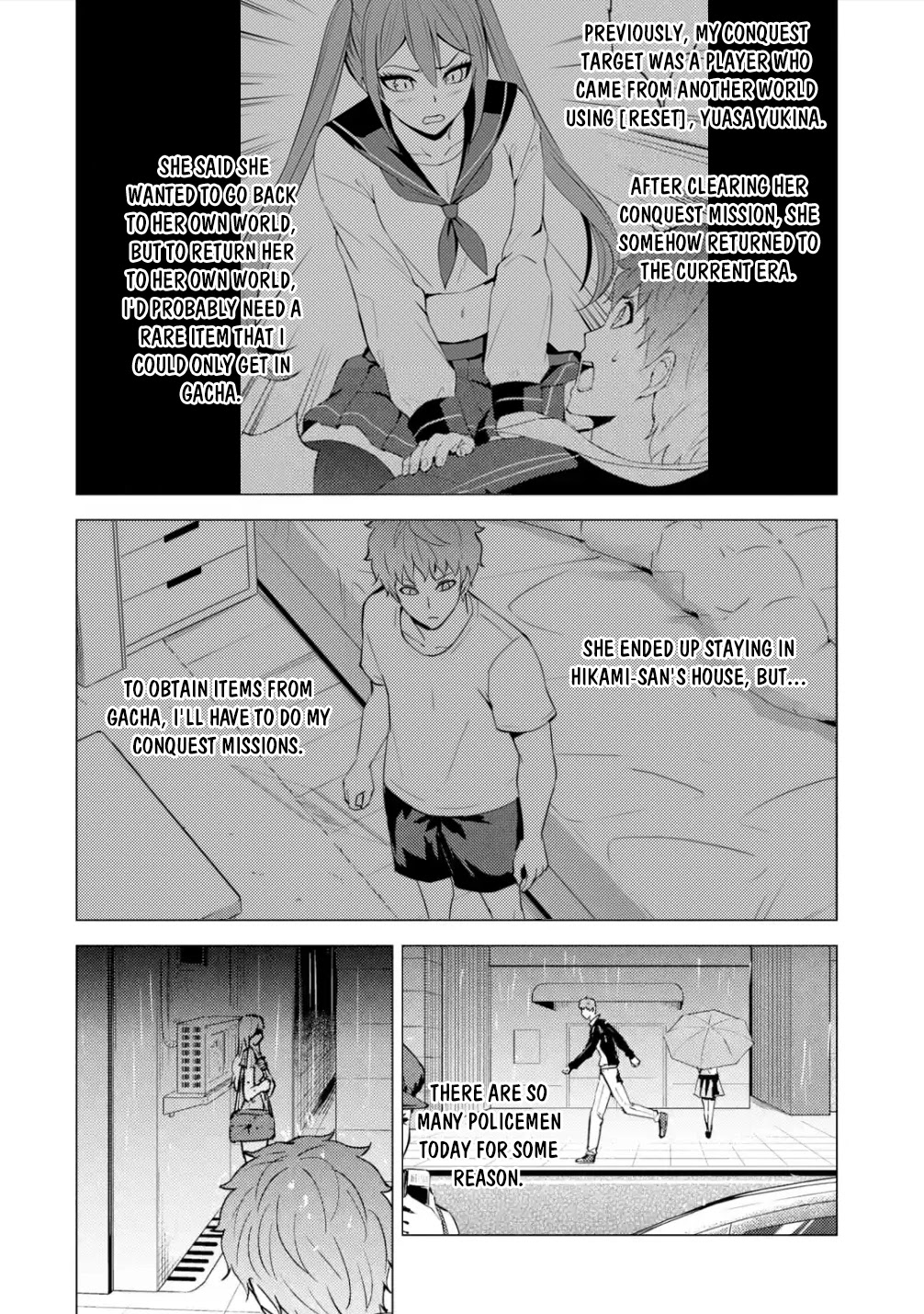 Ore no Genjitsu wa Ren'ai Game?? ka to Omottara Inochigake no Game datta Chapter 57.1 page 3 - Chapter 57.1