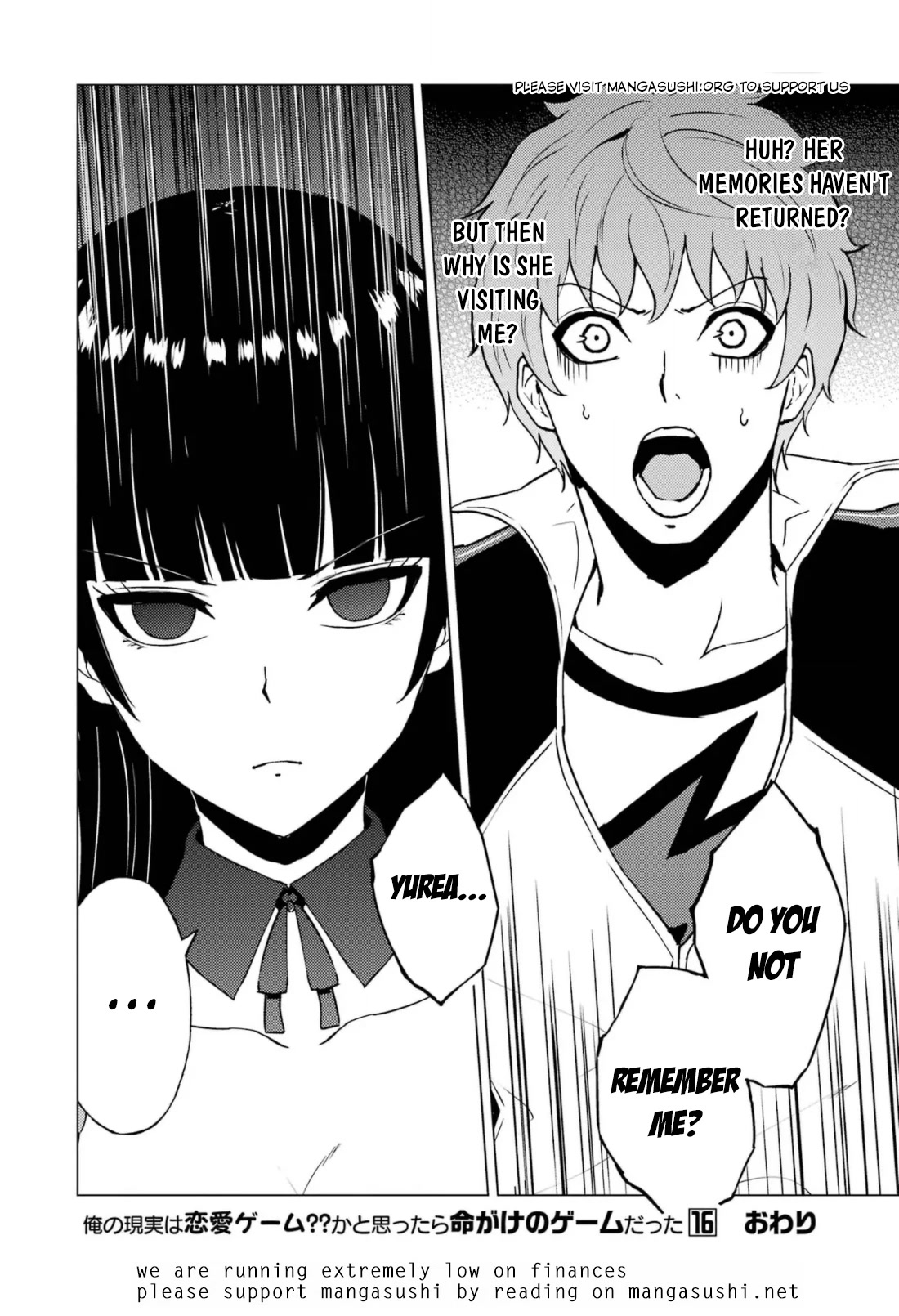 Ore no Genjitsu wa Ren'ai Game?? ka to Omottara Inochigake no Game datta Chapter 64.2 page 26 - Chapter 64.2