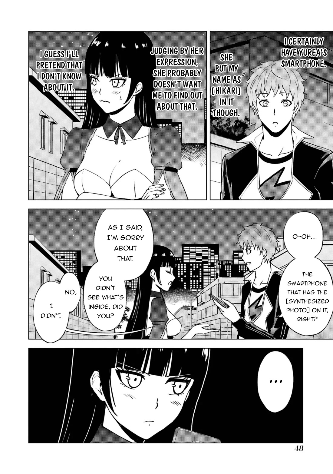 Ore no Genjitsu wa Ren'ai Game?? ka to Omottara Inochigake no Game datta Chapter 65 page 46 - Chapter 65