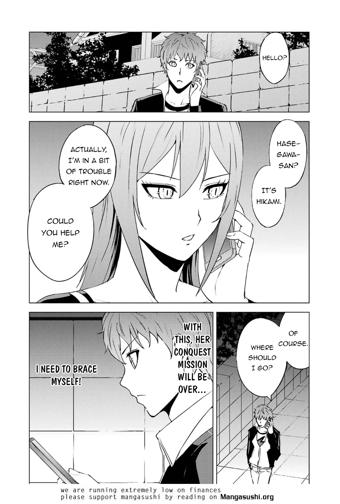 Ore no Genjitsu wa Ren'ai Game?? ka to Omottara Inochigake no Game datta Chapter 65 page 51 - Chapter 65