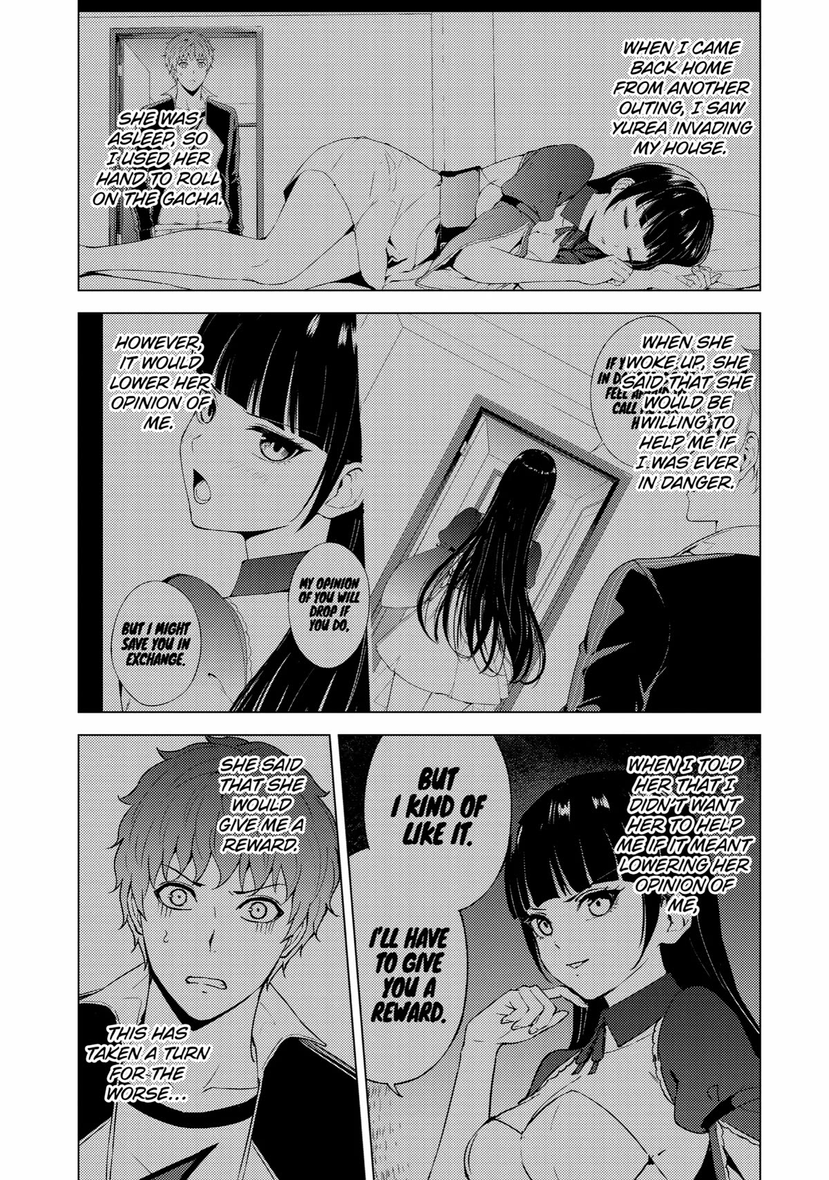 Ore no Genjitsu wa Ren'ai Game?? ka to Omottara Inochigake no Game datta Chapter 69 page 5 - Chapter 69: Blood (3)