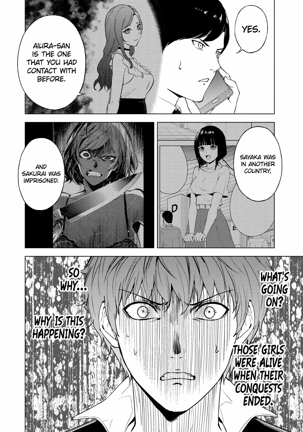 Ore no Genjitsu wa Ren'ai Game?? ka to Omottara Inochigake no Game datta Chapter 71 page 44 - Chapter 71: Blood (5)