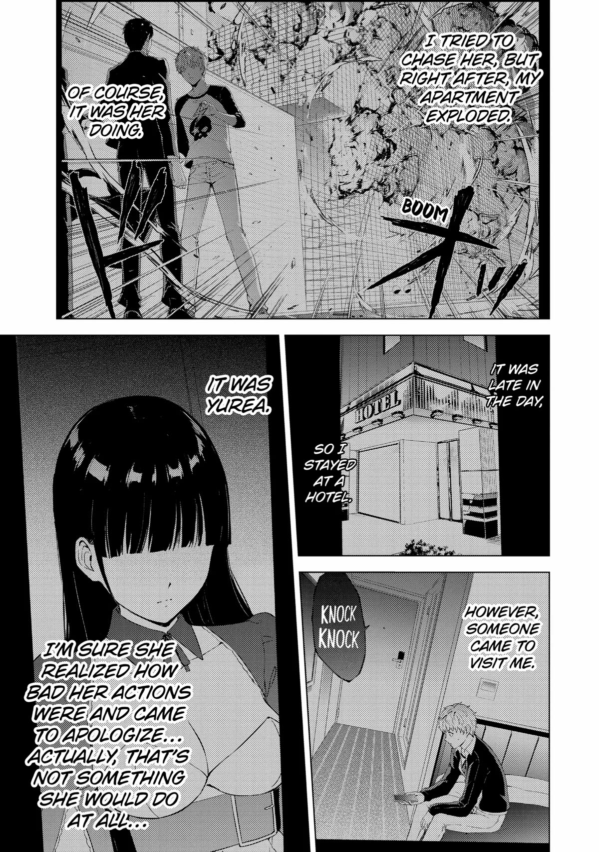Ore no Genjitsu wa Ren'ai Game?? ka to Omottara Inochigake no Game datta Chapter 72 page 4 - Chapter 72: Blood (6)
