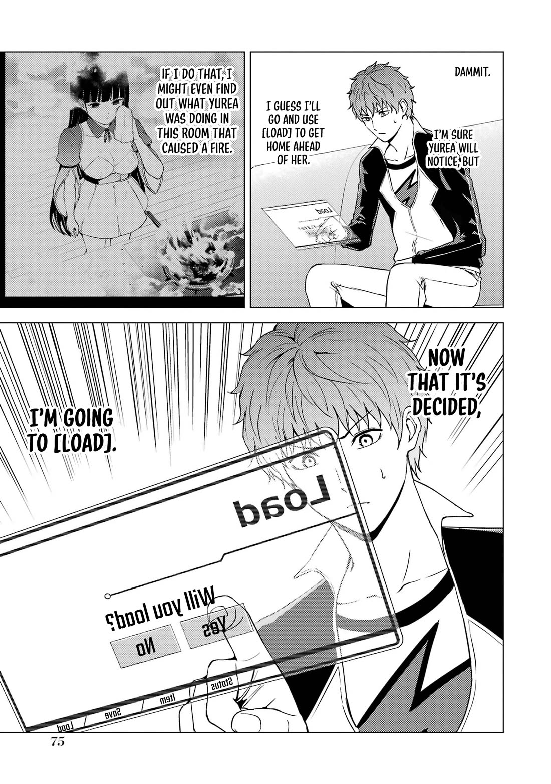 Ore no Genjitsu wa Ren'ai Game?? ka to Omottara Inochigake no Game datta Chapter 74 page 25 - Chapter 74