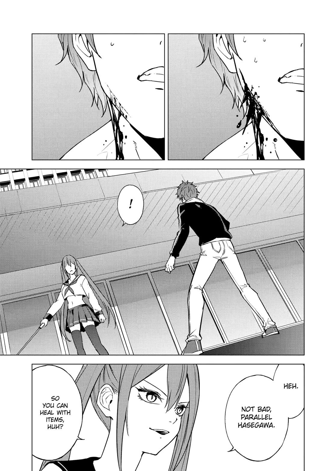 Ore no Genjitsu wa Ren'ai Game?? ka to Omottara Inochigake no Game datta Chapter 81 page 5 - Chapter 81: Blood (15)