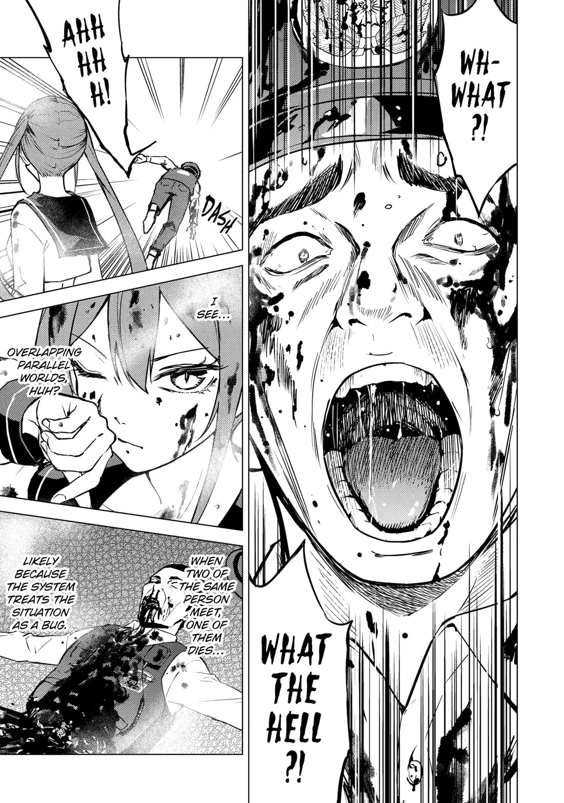 Ore no Genjitsu wa Ren'ai Game?? ka to Omottara Inochigake no Game datta Chapter 83 page 16 - Chapter 83: Blood (17)