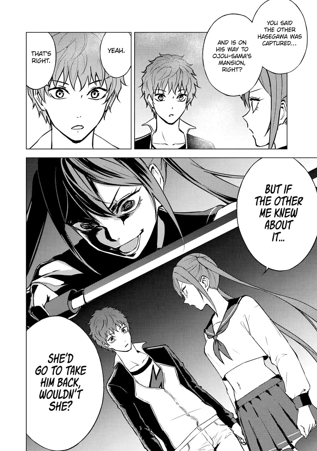 Ore no Genjitsu wa Ren'ai Game?? ka to Omottara Inochigake no Game datta Chapter 83 page 37 - Chapter 83: Blood (17)
