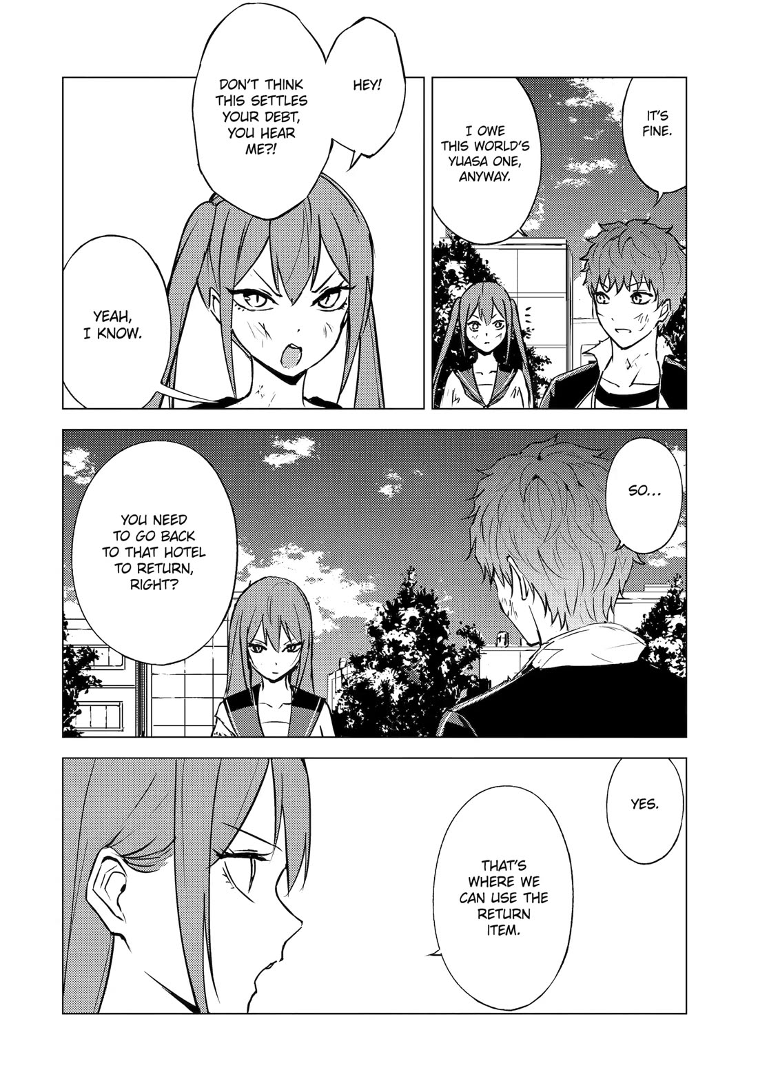 Ore no Genjitsu wa Ren'ai Game?? ka to Omottara Inochigake no Game datta Chapter 85 page 12 - Chapter 85: Blood (19)