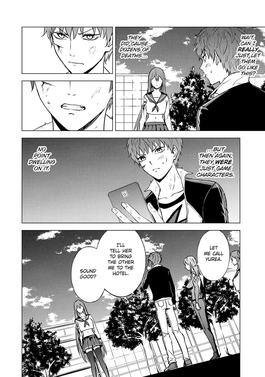 Ore no Genjitsu wa Ren'ai Game?? ka to Omottara Inochigake no Game datta Chapter 85 page 16 - Chapter 85: Blood (19)