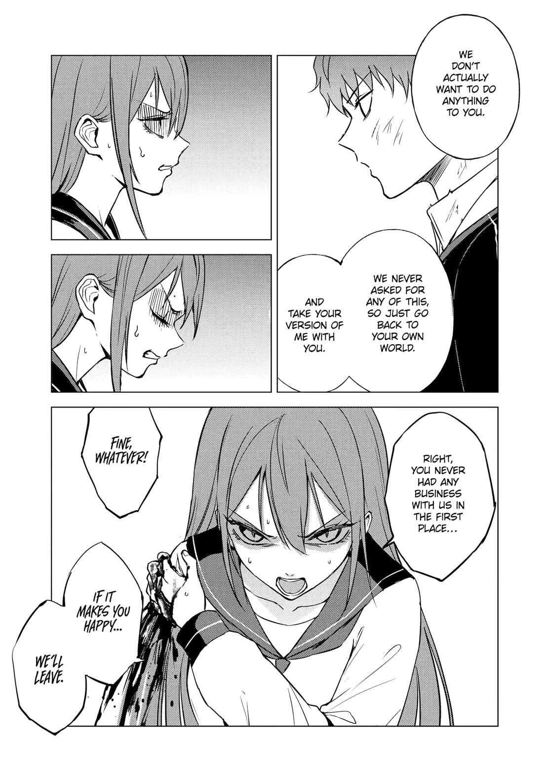 Ore no Genjitsu wa Ren'ai Game?? ka to Omottara Inochigake no Game datta Chapter 85 page 7 - Chapter 85: Blood (19)