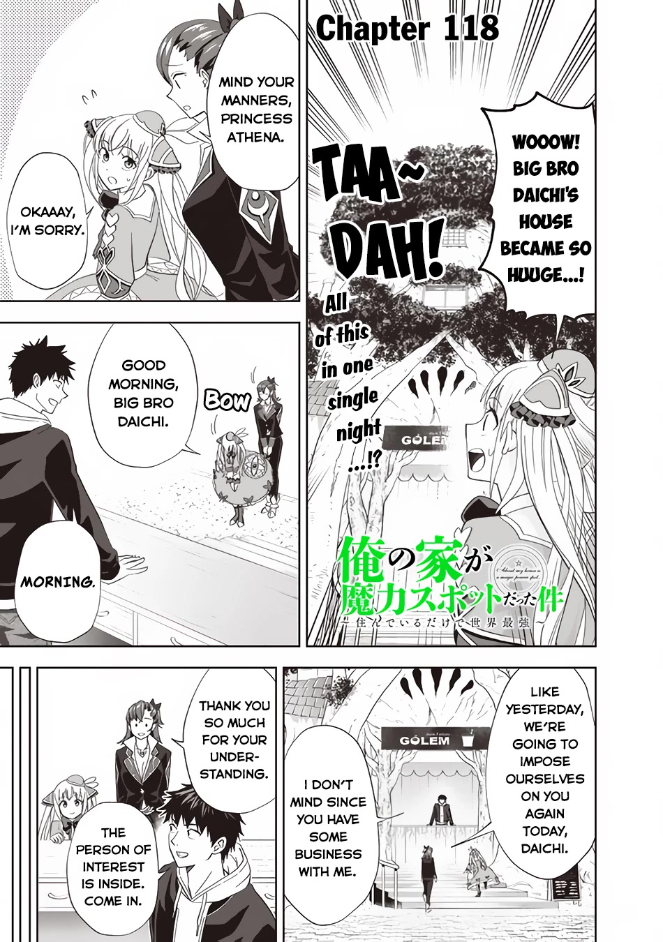 Ore no Ie ga Maryoku Spot datta Ken – Sundeiru dake de Sekai Saikyou Chapter 118 page 2 - Chapter 118