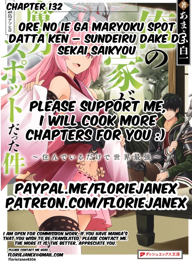 Ore no Ie ga Maryoku Spot datta Ken – Sundeiru dake de Sekai Saikyou Chapter 132 page 1 - Chapter 132
