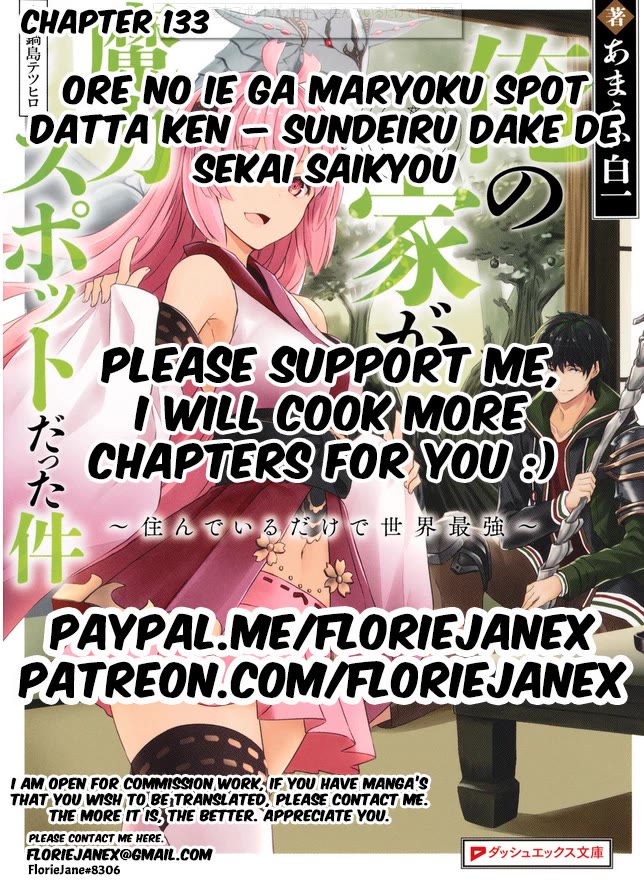 Ore no Ie ga Maryoku Spot datta Ken – Sundeiru dake de Sekai Saikyou Chapter 133 page 1 - Chapter 133