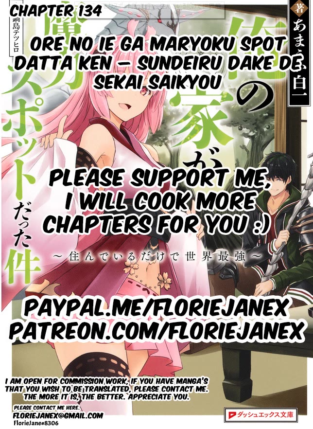 Ore no Ie ga Maryoku Spot datta Ken – Sundeiru dake de Sekai Saikyou Chapter 134 page 1 - Chapter 134