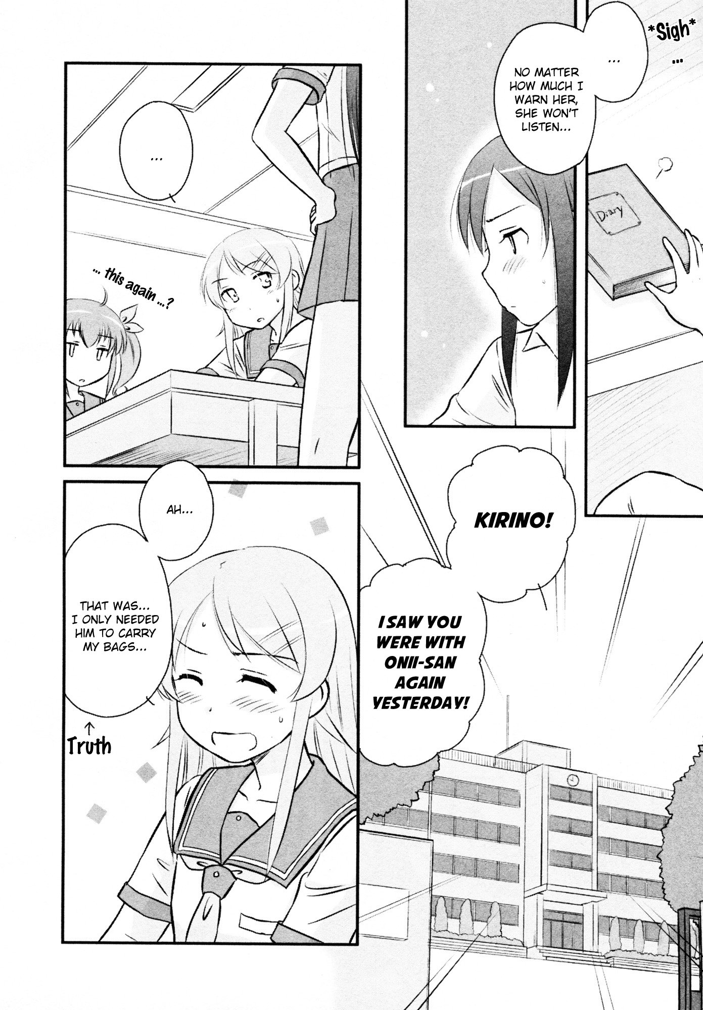 Ore no Imouto ga Konna ni Kawaii Wake ga Nai - Official Anthology Comic Chapter 3.2 page 2 - Chapter 3 v2 : There's no way they're just friendly, right?
