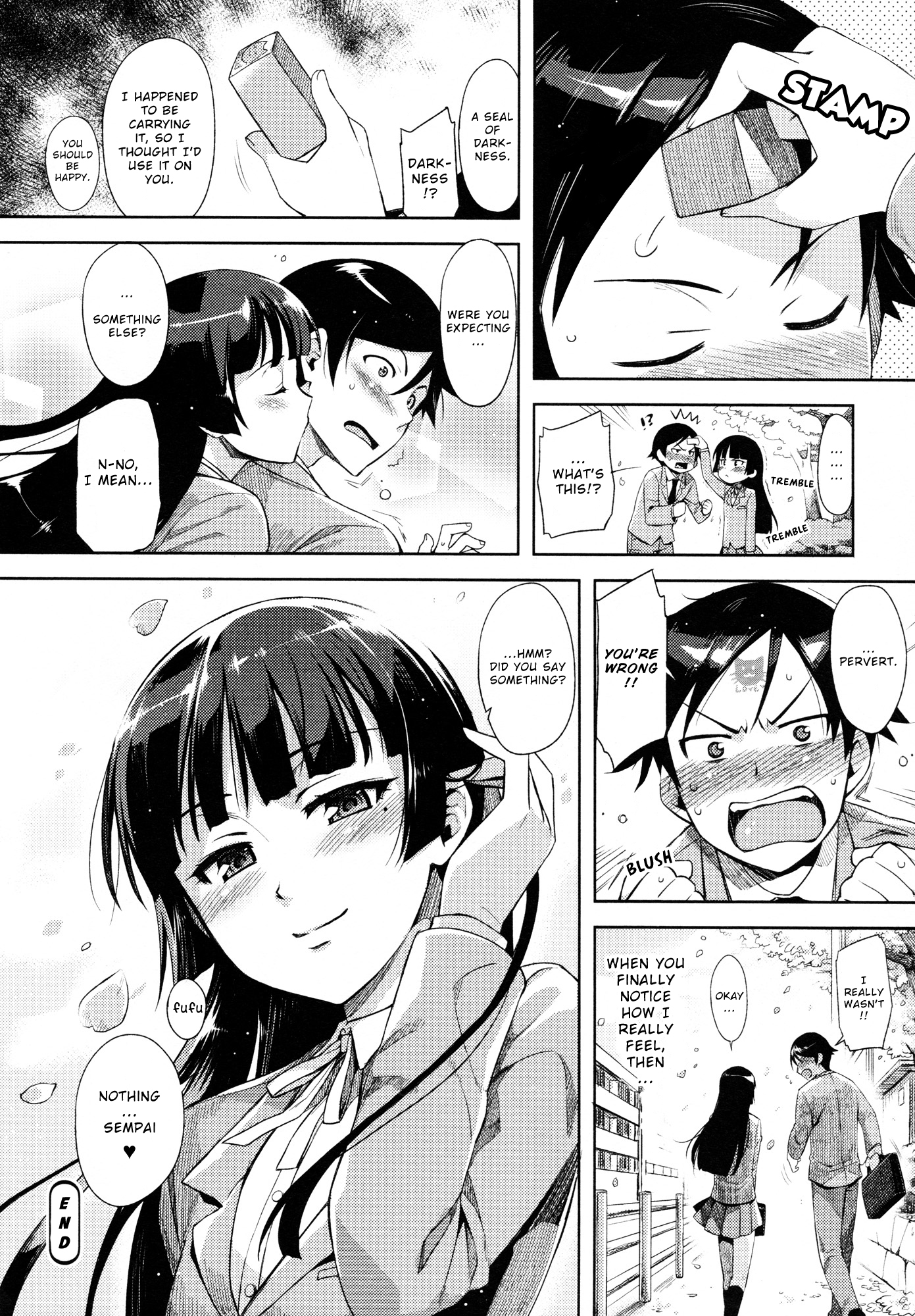 Ore no Imouto ga Konna ni Kawaii Wake ga Nai - Official Anthology Comic Chapter 7.2 page 10 - Chapter 7 v2 : Cat stamp